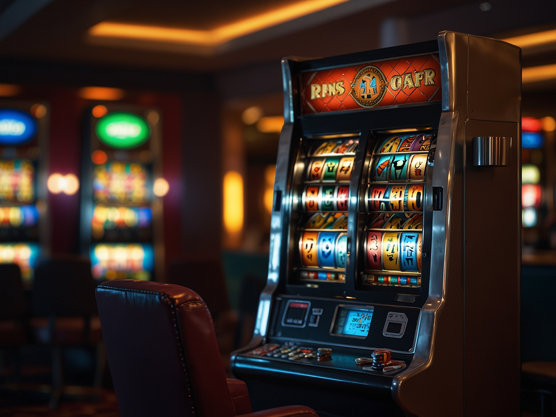 Slot machines and live dealer