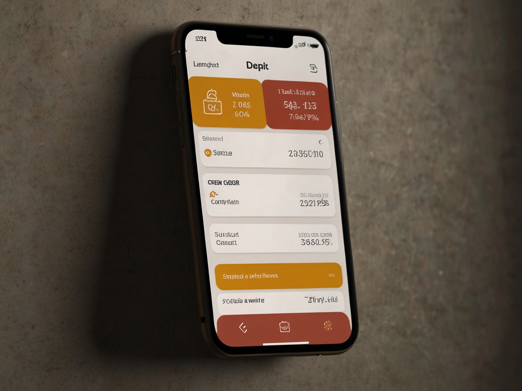 Deposit on mobile